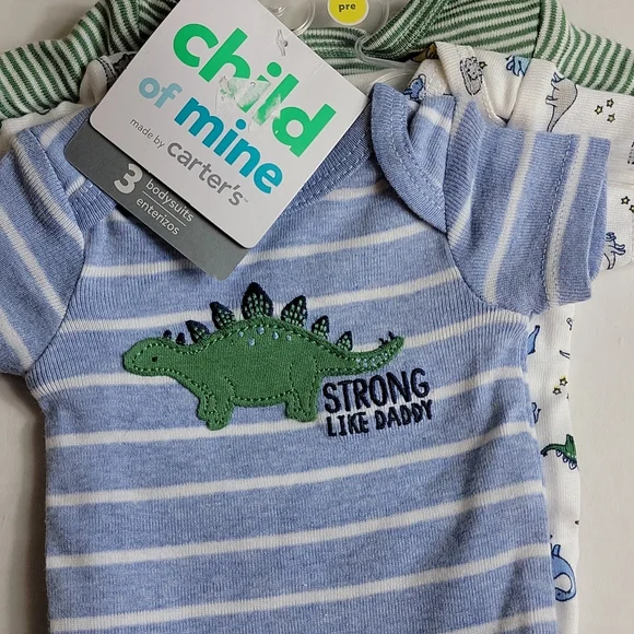 Preemie bodysuit set of 3 + baby shoes + caps NWT - Picture 4 of 9